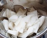 ささみと野菜のゆかりマヨサラダ作り方1写真