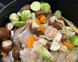 芽キャベツ、キノコのチキンカレー作り方3写真