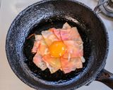 ベーコンエッグ丼作り方3写真