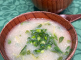 豆苗とろろスープ