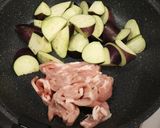 簡単！豚肉となすのオイスターソース炒め作り方1写真