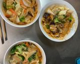 肉無チクワ洋風梅照りクリーム味野菜炒作り方17写真