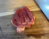 若鶏ハツのガーリックバター炒め作り方1写真