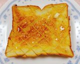 ♬トーストにバターはちみつ美味♬作り方3写真