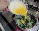 ほうれん草ともやしの中華スープ作り方3写真