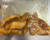 グリルでパリッと♪カレー手羽先作り方1写真