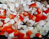 ♬ふんわり卵の具だくさんヘルシーオムライス♬作り方3写真