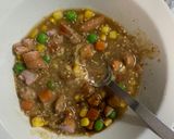 全てレンジ簡単洋風ウスター炒飯弁当作り方5写真