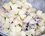さつまいもとりんごのザクザクナッツサラダ作り方4写真
