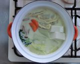【主食・主菜・副菜】ごま塩豆乳鍋作り方3写真