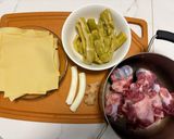 干したけのこ骨なべ作り方1写真