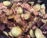豚ひき肉となすびの甘辛炒め作り方6写真