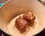 韓国風骨付きカルビ肉バーベキュー煮込み作り方3写真