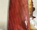 本鮪の黒酢醤油漬けレアステーキ作り方2写真