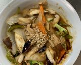 簡単オイ梅クリーム味青椒肉絲風作り方18写真