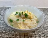 玉子雑炊！お餅入り作り方4写真