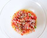 冷製【ヴィナグレッチパスタ（サラダ風）】作り方2写真