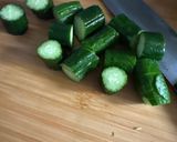 自己流　胡瓜と梅昆布茶の浅漬風作り方1写真