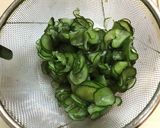 美味★簡単★きゅうりと柿とじゃが芋の酢の物作り方2写真