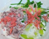 サバ水煮缶入りチヂミ作り方2写真