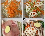 蒸し野菜　レモンのせ作り方3写真