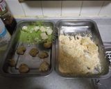 きな粉味と抹茶味の餅と濃茶と。作り方3写真