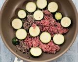 ズッキーニとひき肉の醤油麹炒め作り方2写真