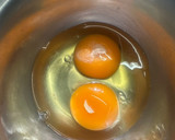 豆苗ときのこと玉子の　中華炒め作り方3写真