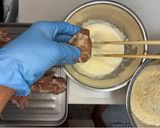 豚コマ肉のミルフィーユトンカツ作り方4写真