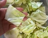 高タンパク低脂質砂ズリとキャベツ炒め作り方3写真