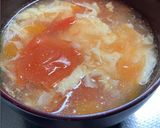 トマトと卵のスープ作り方8写真