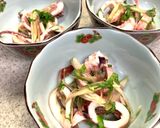 ボイルイカと薬味の和物 おつまみにもなりますよ!作り方4写真