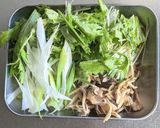 水菜と豆富の鯖缶鍋作り方2写真