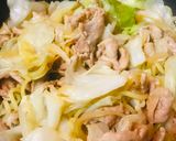 豚こまぎれ肉のまぜまぜソース焼きそば作り方3写真