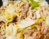 豚こまぎれ肉のまぜまぜソース焼きそば作り方3写真