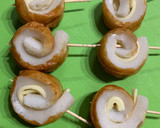 ちくわのくるくるチーズ焼き★砂糖醤油作り方3写真