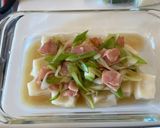 お餅で！ねぎとベーコンチーズグラタン作り方4写真
