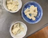 肉無豆腐クリーミー梅炒飯味豆腐野菜炒め作り方2写真