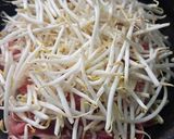 レンジで簡単　豚肉ともやしのミルフィーユ作り方2写真