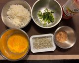 鰹節が決めて！大根の葉の漬けもの炒飯作り方1写真