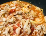 トマト缶で煮るチーズポークカレー作り方2写真