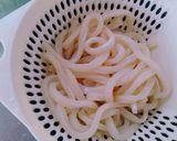 ＊我が家のレタスと胡瓜と納豆サラダうどん作り方4写真