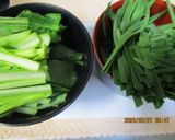 小松菜とにら鶏つくねの味噌煮😋♪作り方2写真