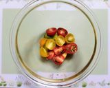 暑い日の夕飯！さっぱり桃トマトサラダ副菜作り方3写真