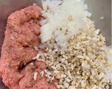 しめじでかさ増し！ゴーヤーの肉詰め作り方2写真