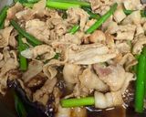簡単ニンニクの芽の豚肉炒め作り方7写真