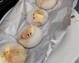 簡単★切り餅のにんにくバター醤油焼き作り方1写真