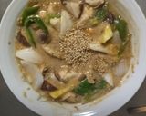 お一人様ソースチキンカツ味根菜たっぷり野菜炒め作り方22写真