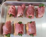 ダイエットにも🐷豚ヒレ肉の梅しそロール作り方5写真