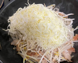 きゃべつともやしでとん平焼き作り方3写真